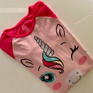 XL Wonder Nation Cute Unicorn Girls Pj’s